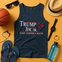 Trump JFK Jr Take America Back 2024 Tank Top thumb 4
