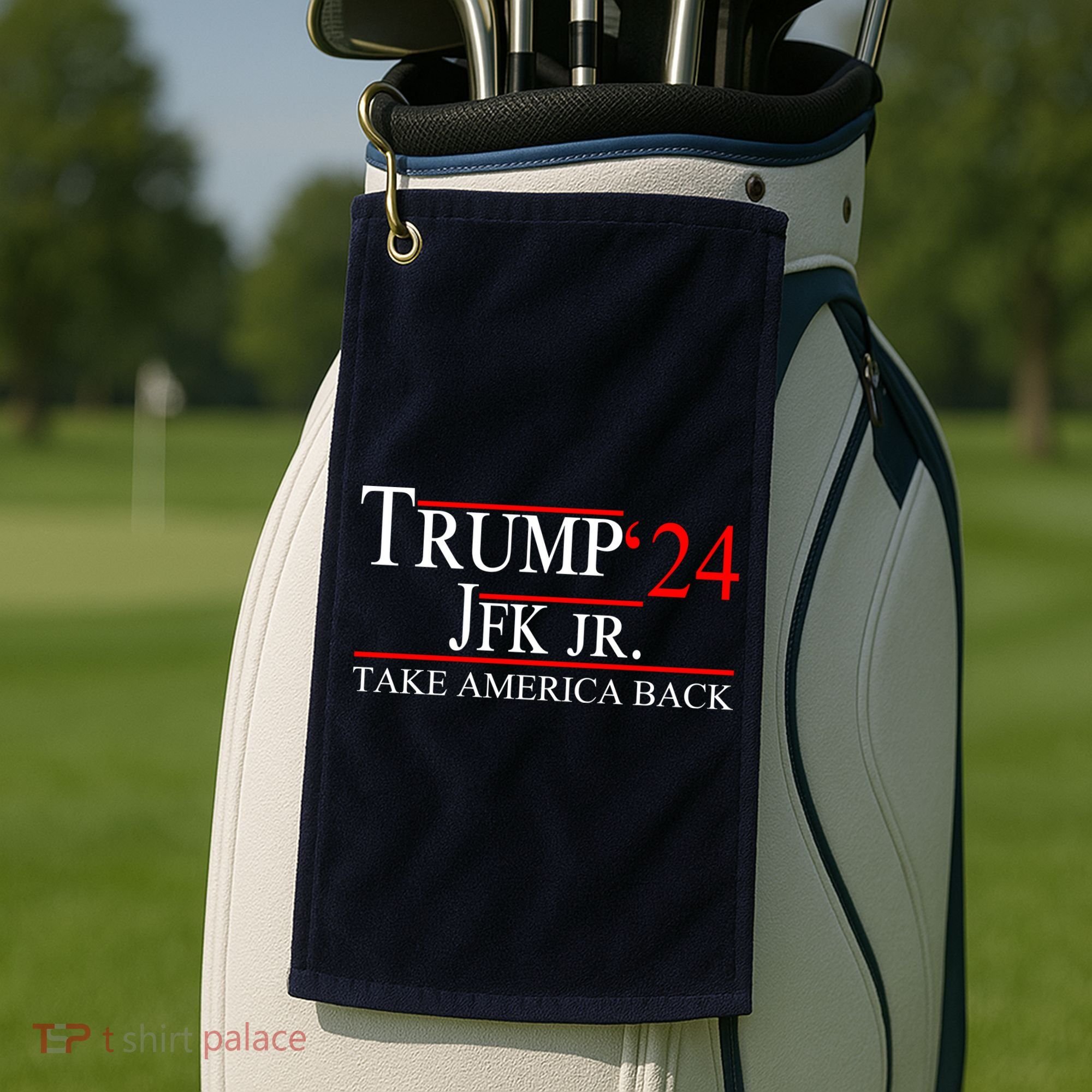 Trump JFK Jr Take America Back 2024 Golf Towel