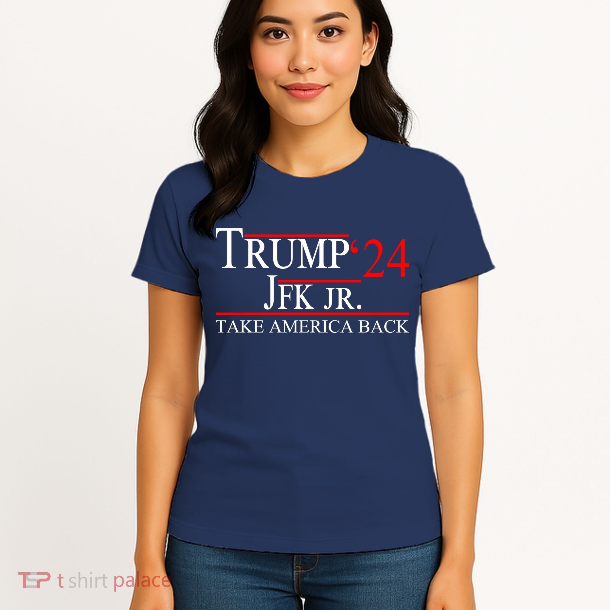 Trump JFK Jr Take America Back 2024 Women's T-Shirt