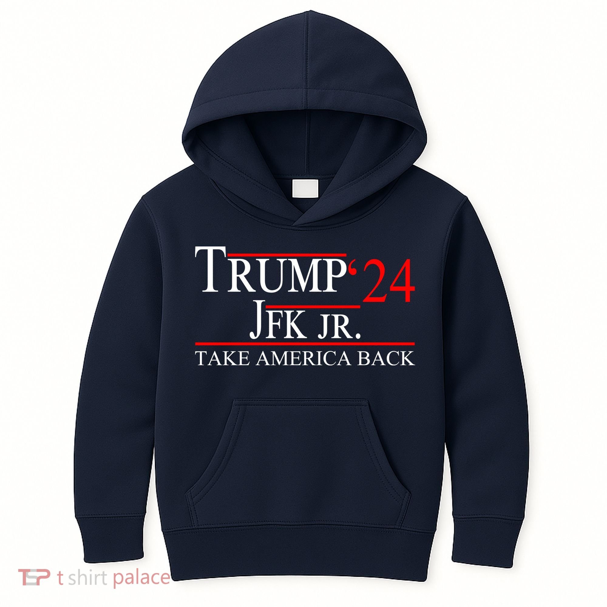 Trump JFK Jr Take America Back 2024 Kids Hoodie