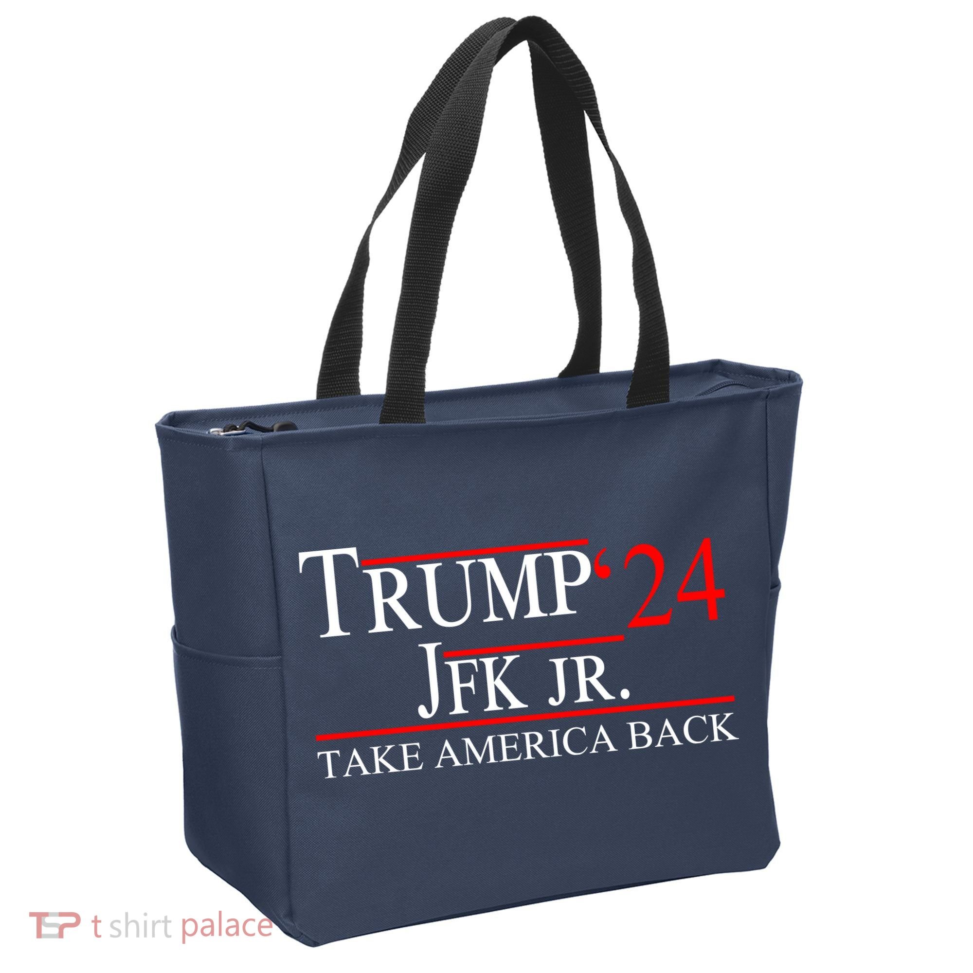 Trump JFK Jr Take America Back 2024 Tote Bag