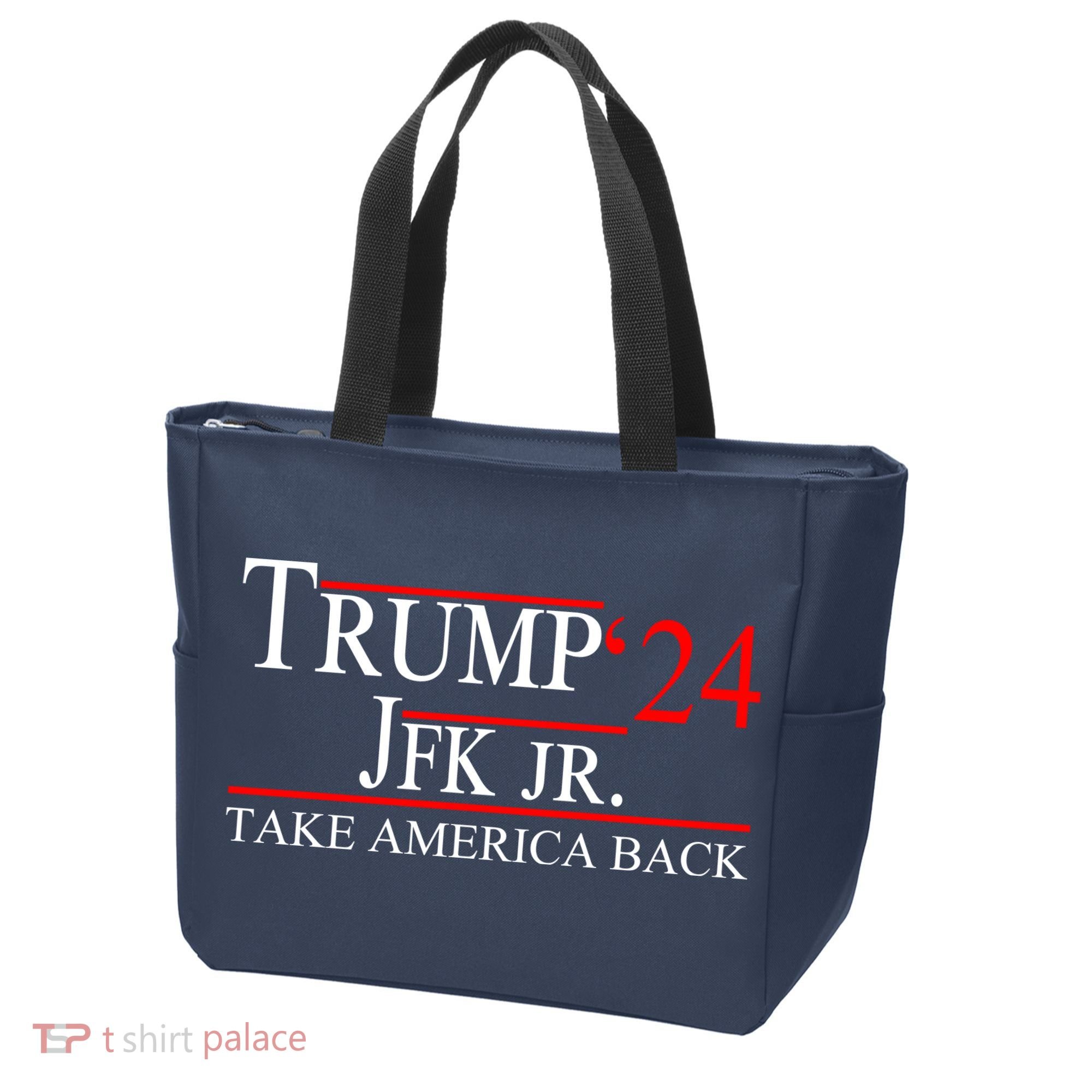 Trump JFK Jr Take America Back 2024 Tote Bag