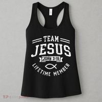 Team Jesus John 316 Lifetime Member God Christian Gift Women's Tank Top thumb 3