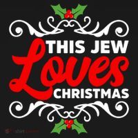 This Jew Loves Christmas Eve Celebration Winter Xmas Sweatshirt thumb 3