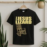 The Jesus Lizard Funny Chair Saying Christian Faith Music T-Shirt thumb 2