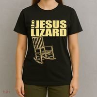 The Jesus Lizard Funny Chair Saying Christian Faith Music T-Shirt thumb 4