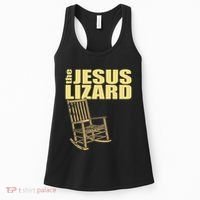 The Jesus Lizard Funny Chair Saying Christian Faith Music Women's Tank Top thumb 0