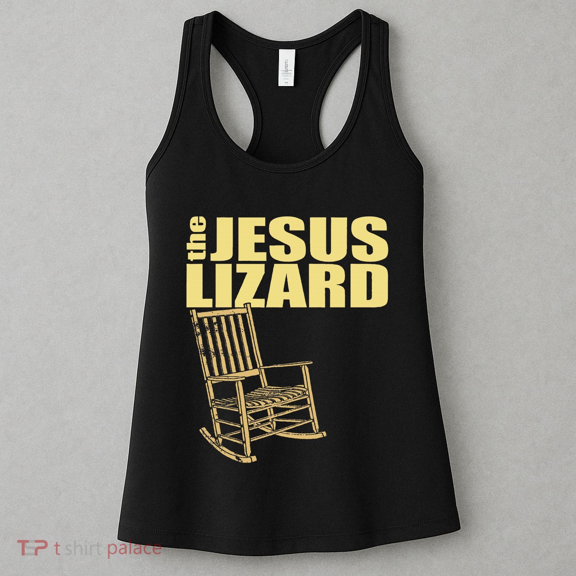 The Jesus Lizard Funny Chair Saying Christian Faith Music Women's Tank Top