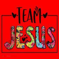 Team Jesus Lover Christian Religious Believers God Santa Hat thumb 1