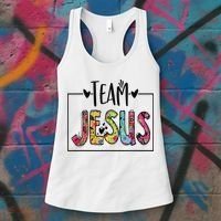 Team Jesus Lover Christian Religious Believers God Women's Tank Top thumb 3