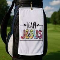 Team Jesus Lover Christian Religious Believers God Golf Towel thumb 2