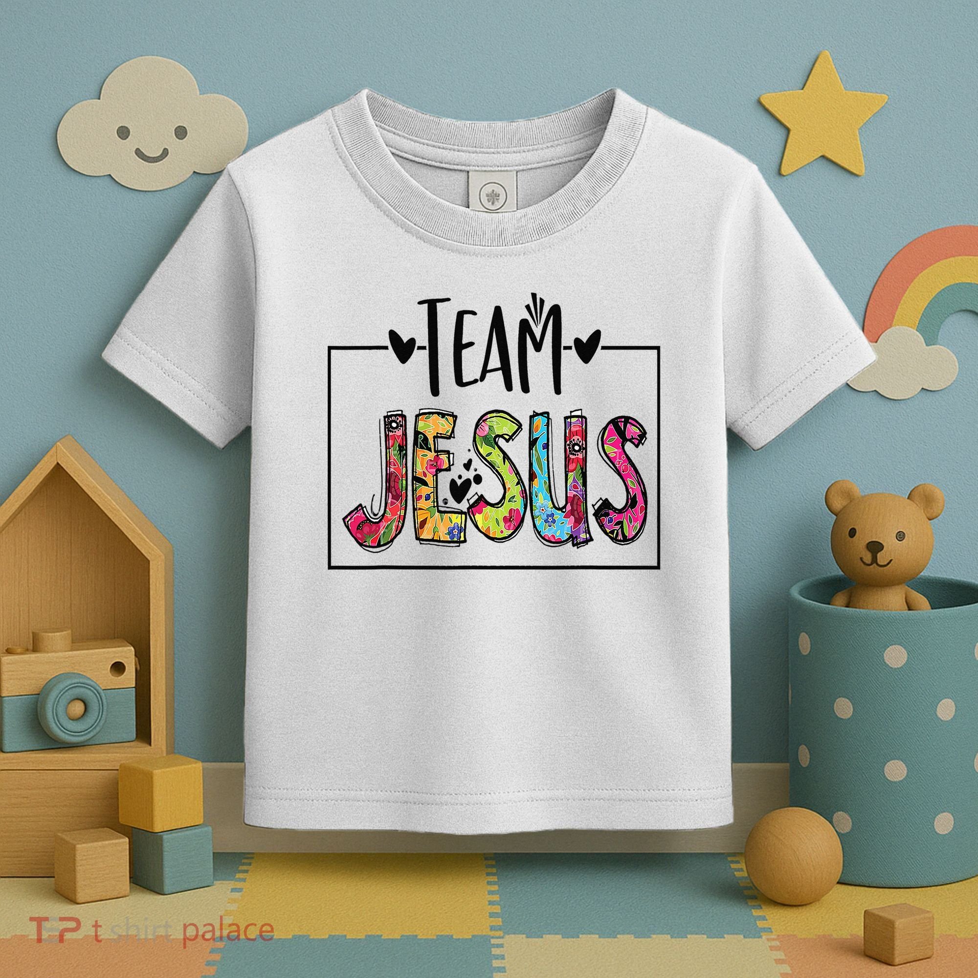 Team Jesus Lover Christian Religious Believers God Toddler T-Shirt
