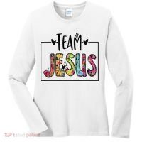 Team Jesus Lover Christian Religious Believers God Women's Long Sleeve Shirt thumb 0