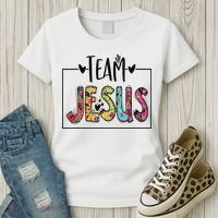 Team Jesus Lover Christian Religious Believers God Women's T-Shirt thumb 3