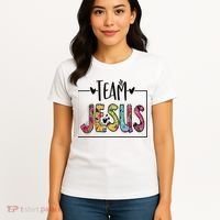 Team Jesus Lover Christian Religious Believers God Women's T-Shirt thumb 4