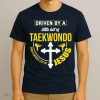 Taekwondo Jesus Martial Arts Christian Taekwondo T-Shirt thumb 3