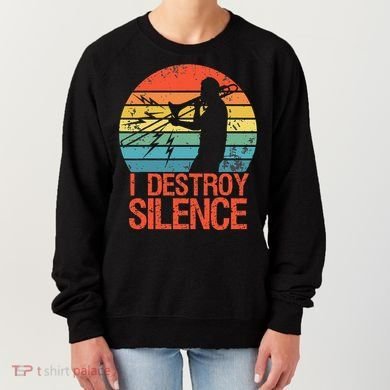 Trombone Jazz Musician Trombone Player Women's Sweatshirt