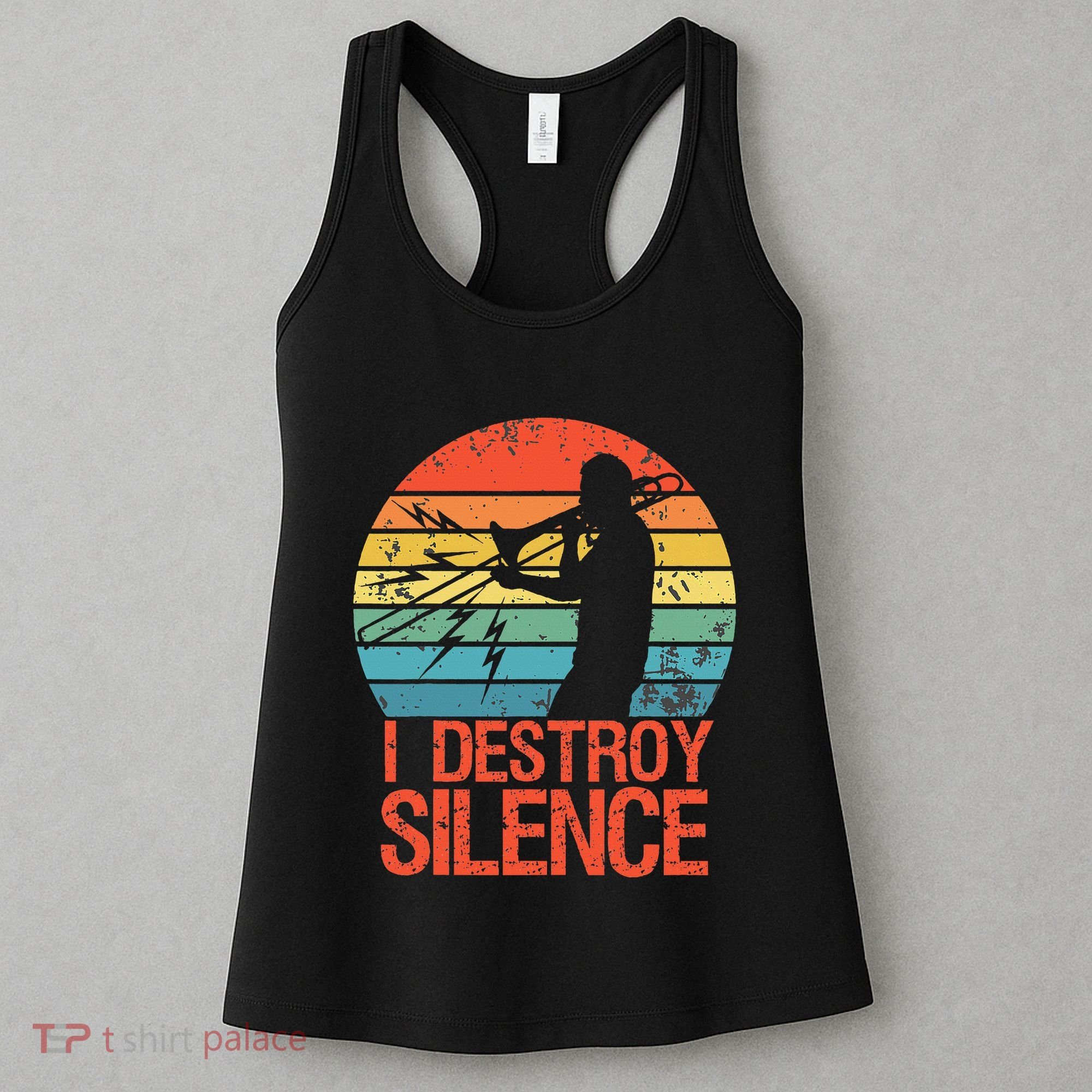Trombone Jazz Musician Trombone Player Women's Tank Top