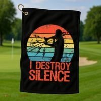 Trombone Jazz Musician Trombone Player Golf Towel thumb 1