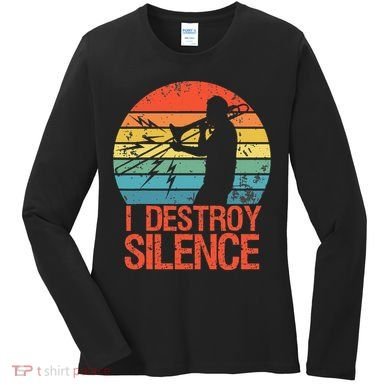 Trombone Jazz Musician Trombone Player Women's Long Sleeve Shirt