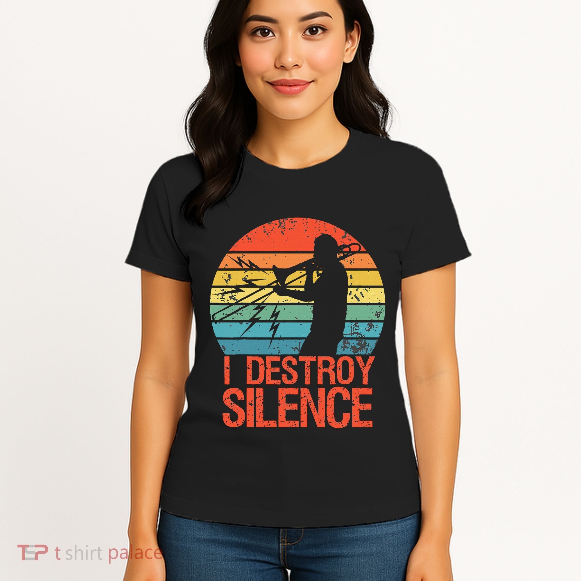 Trombone Jazz Musician Trombone Player Women's T-Shirt