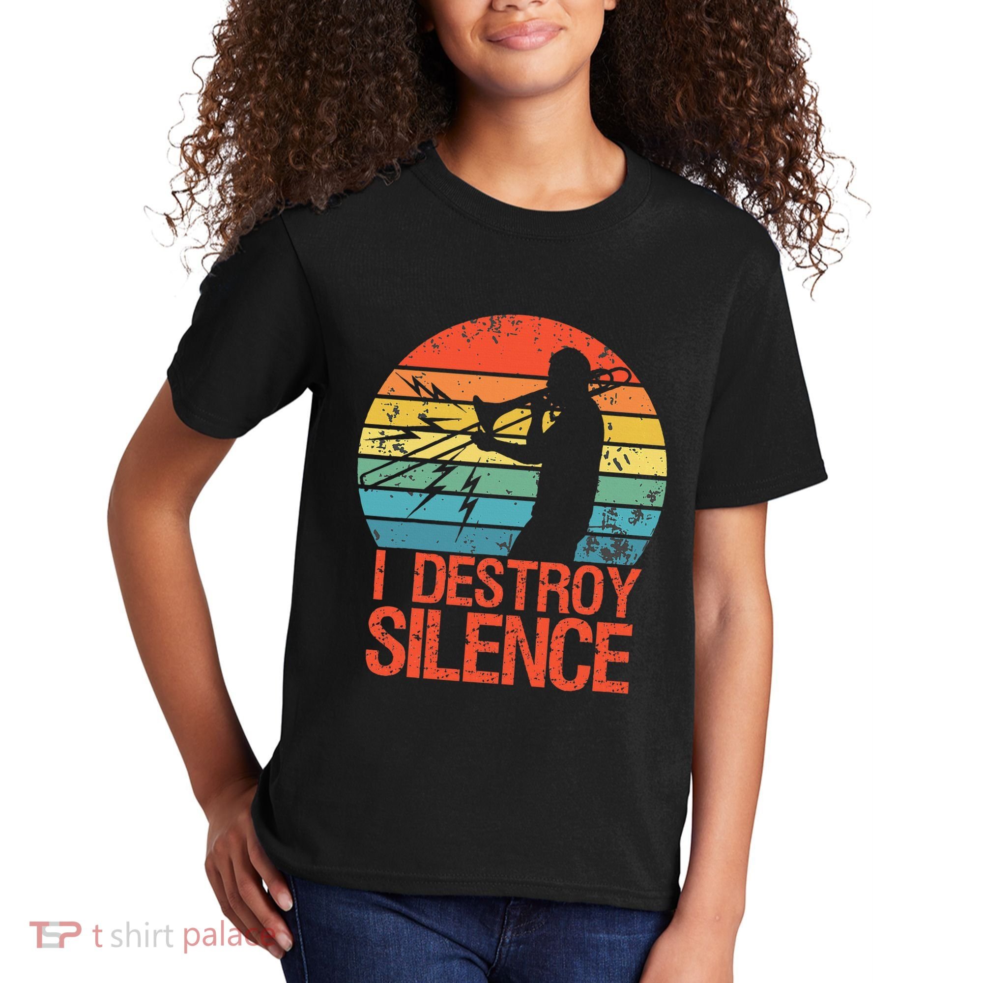 Trombone Jazz Musician Trombone Player Kids T-Shirt