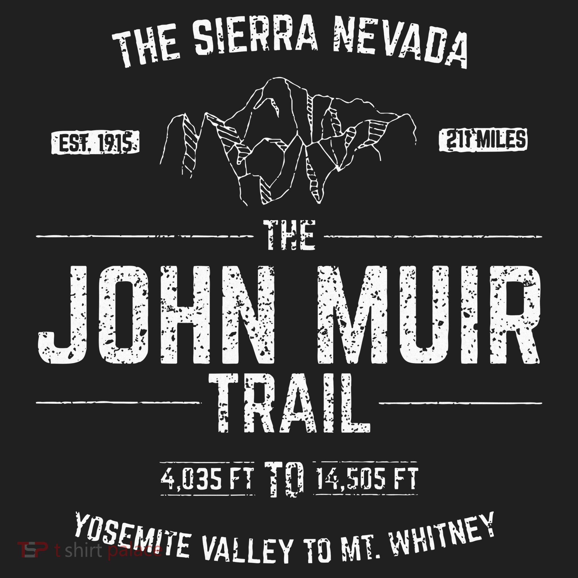 The John Muir Trail Golf Towel