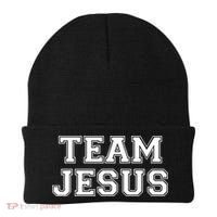 Team Jesus Men Women Fun Christian Beanie thumb 0