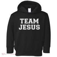 Team Jesus Men Women Fun Christian Toddler Hoodie thumb 0