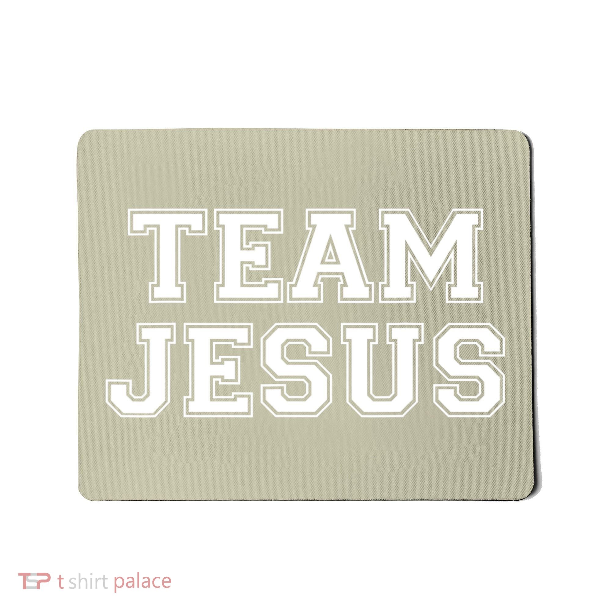 Team Jesus Men Women Fun Christian Mousepad
