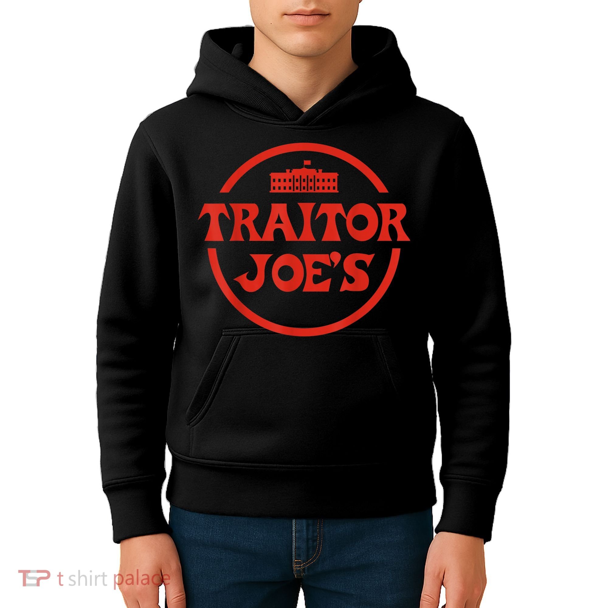 Traitor Joe's MAGA AntiBiden Funny Political Kids Hoodie