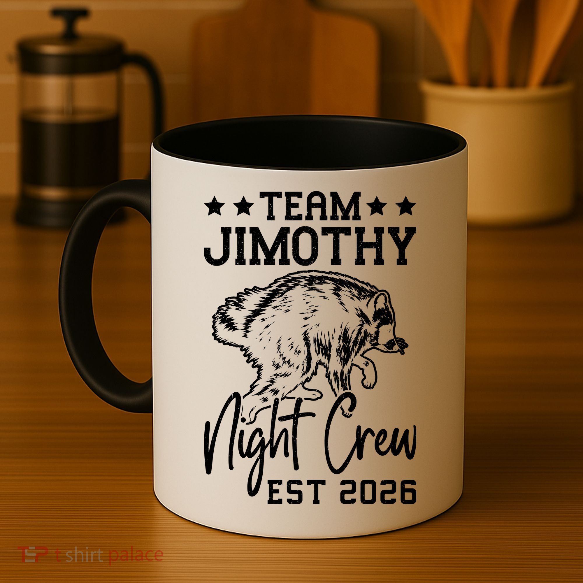Team Jimothy Night Crew 2026 Coffee Mug