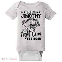Team Jimothy Night Crew 2026 Baby Bodysuit thumb 0