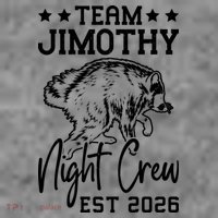 Team Jimothy Night Crew 2026 Baby Bodysuit thumb 2