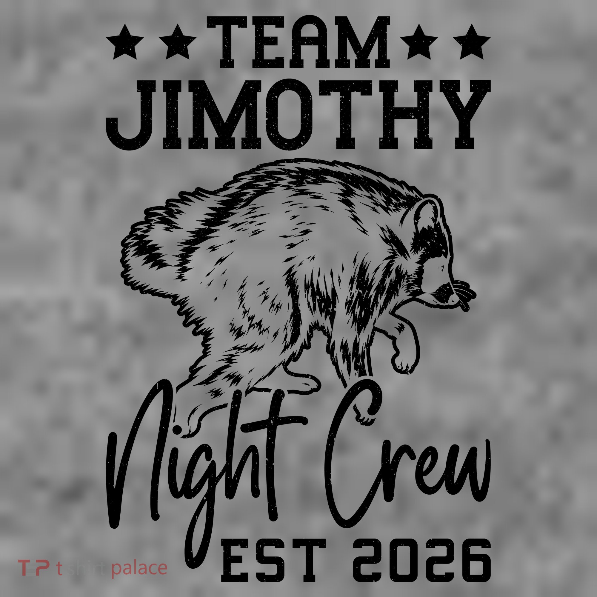 Team Jimothy Night Crew 2026 Baby Bodysuit