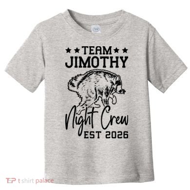 Team Jimothy Night Crew 2026 Toddler T-Shirt