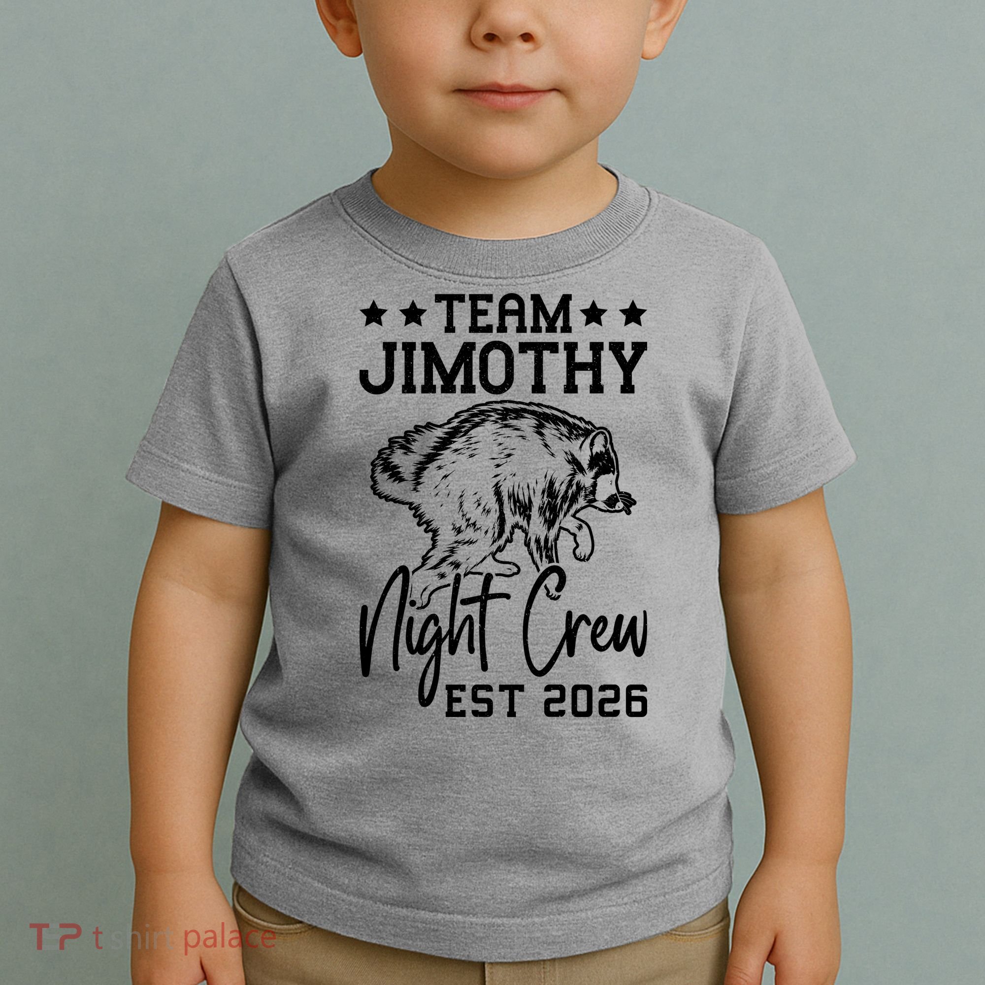 Team Jimothy Night Crew 2026 Toddler T-Shirt