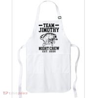 Team Jimothy Night Crew Est 2026 Raccoon Apron thumb 0