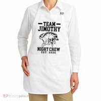 Team Jimothy Night Crew Est 2026 Raccoon Apron thumb 2