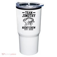 Team Jimothy Night Crew Est 2026 Raccoon Tumbler thumb 0
