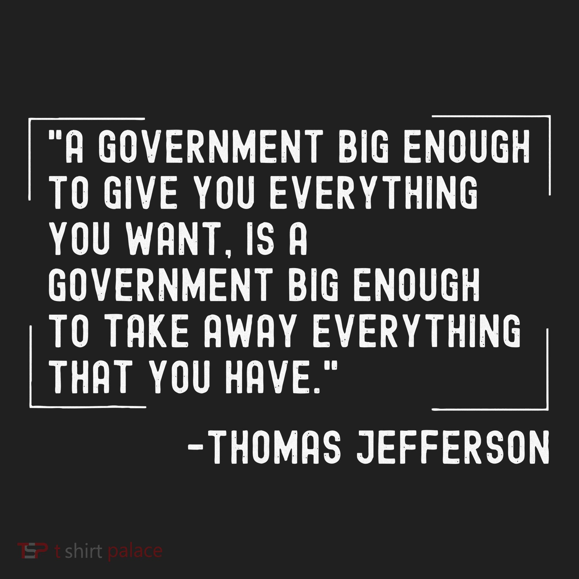 Thomas Jefferson Quote A Government Big Enough Liberty Beanie