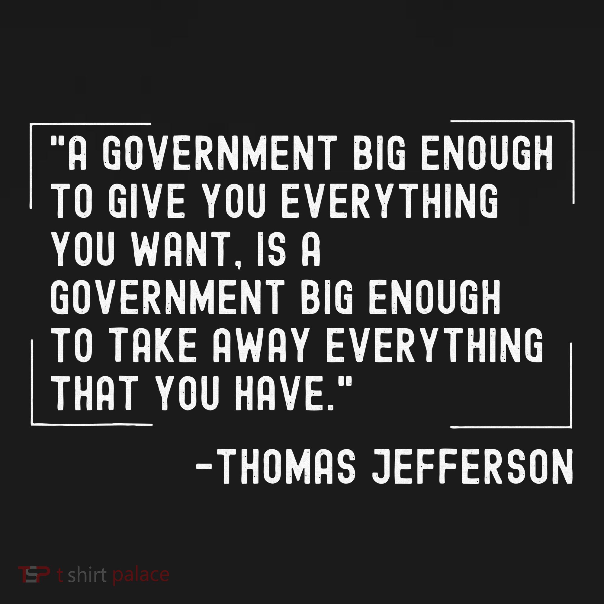Thomas Jefferson Quote A Government Big Enough Liberty Women's Hoodie