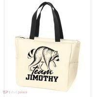 Team Jimothy Raccoon Tote Bag thumb 3