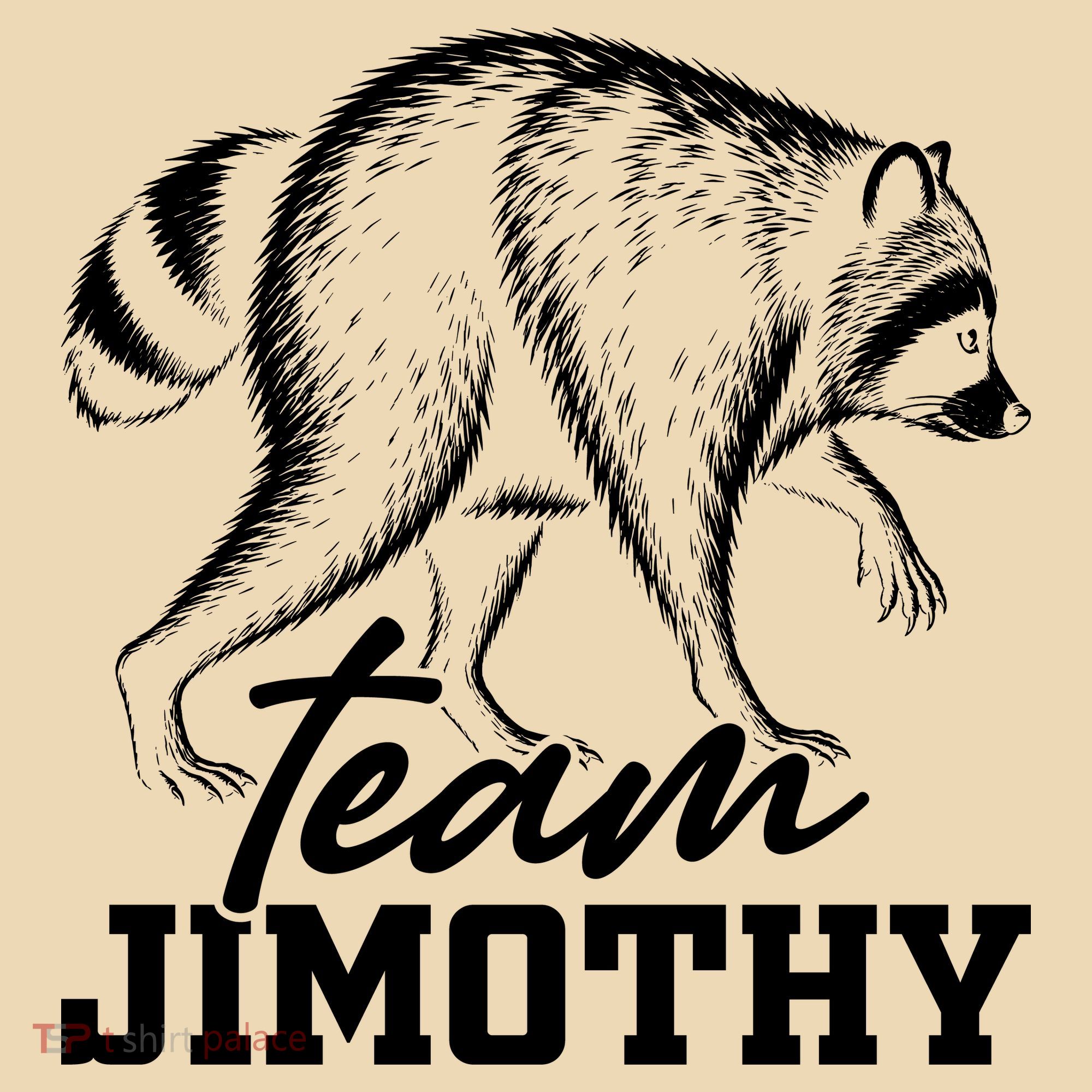 Team Jimothy Raccoon Tote Bag