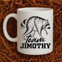 Team Jimothy Raccoon Coffee Mug thumb 2