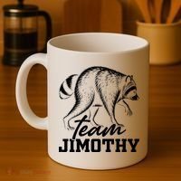 Team Jimothy Raccoon Coffee Mug thumb 4