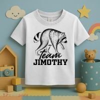 Team Jimothy Raccoon Toddler T-Shirt thumb 3