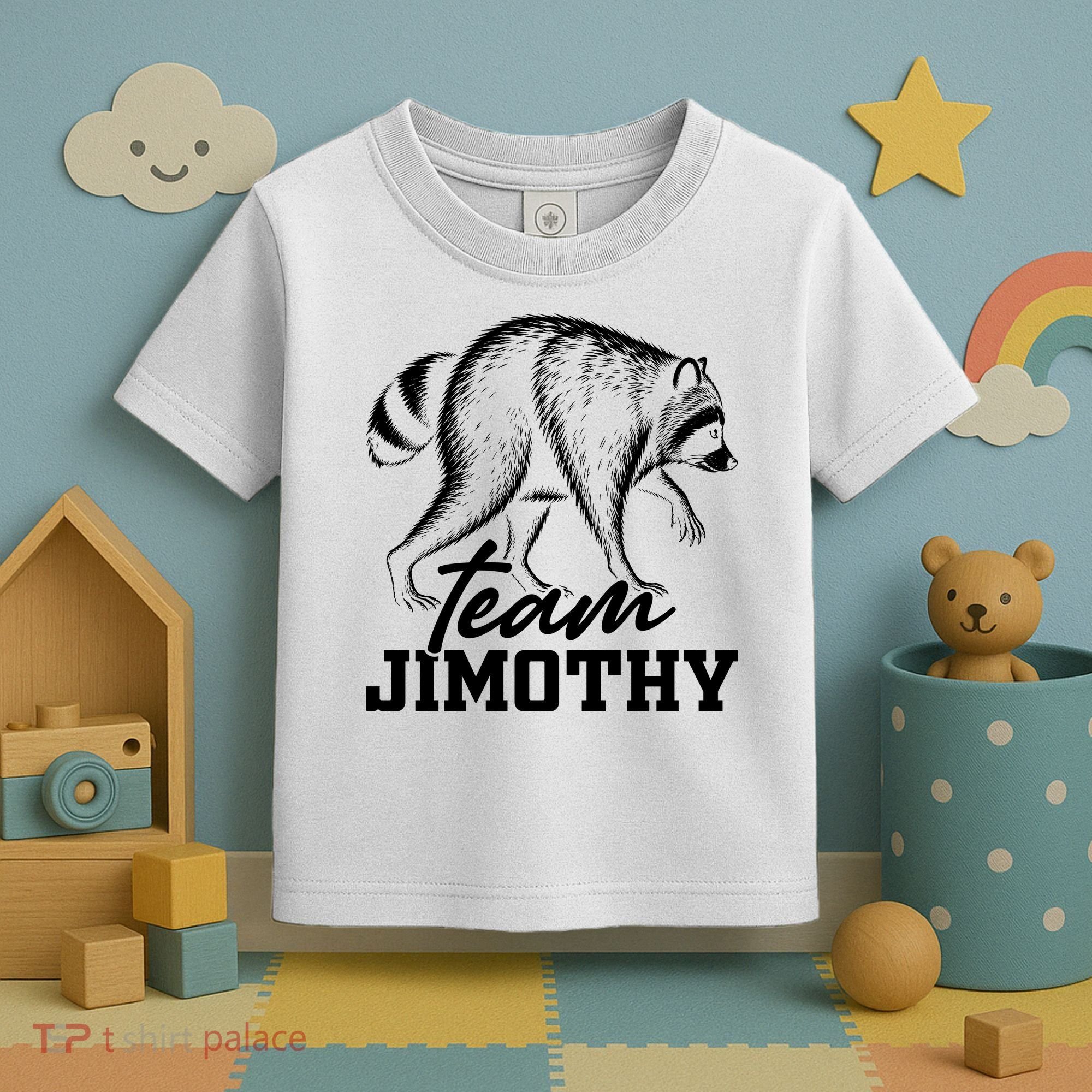 Team Jimothy Raccoon Toddler T-Shirt