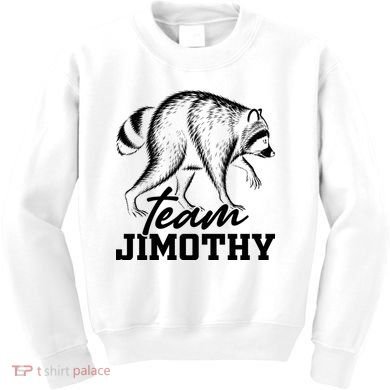 Team Jimothy Raccoon Kids Sweatshirt