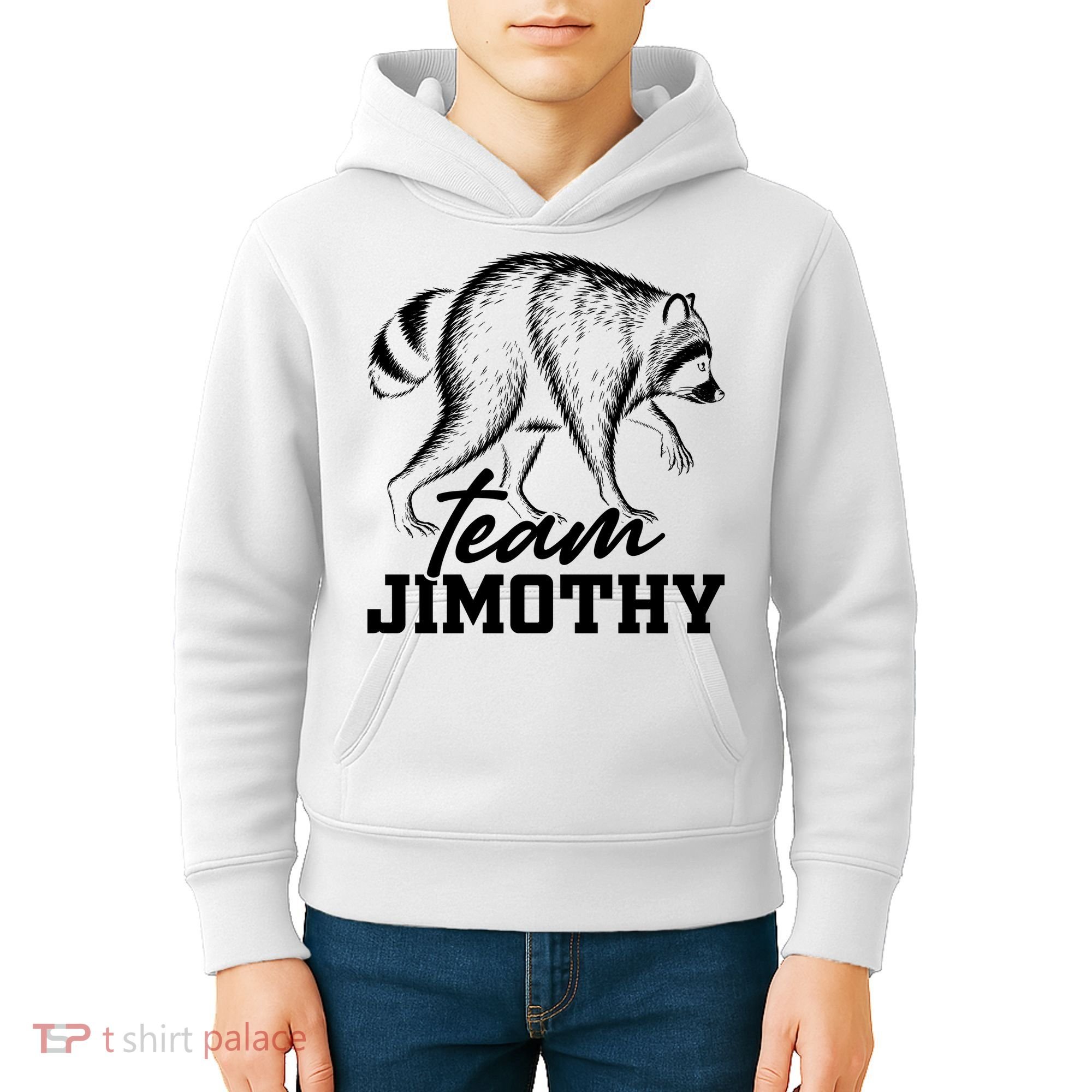 Team Jimothy Raccoon Kids Hoodie